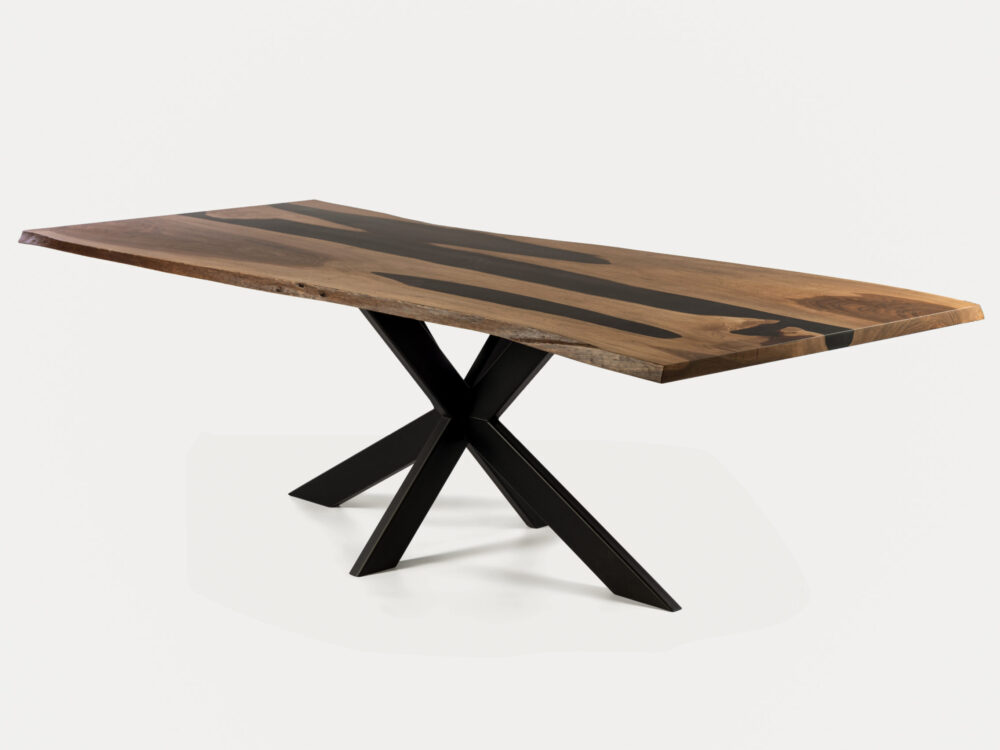 Epoxy tafel walnoten domir